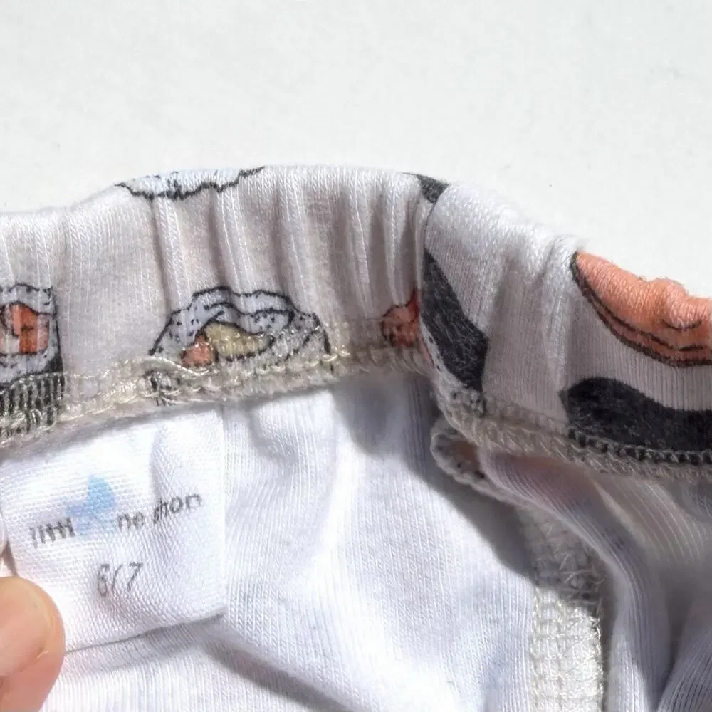 Little One Shop Unisex Kids 6-7 Sushi Print Pajama Set Girls Boys